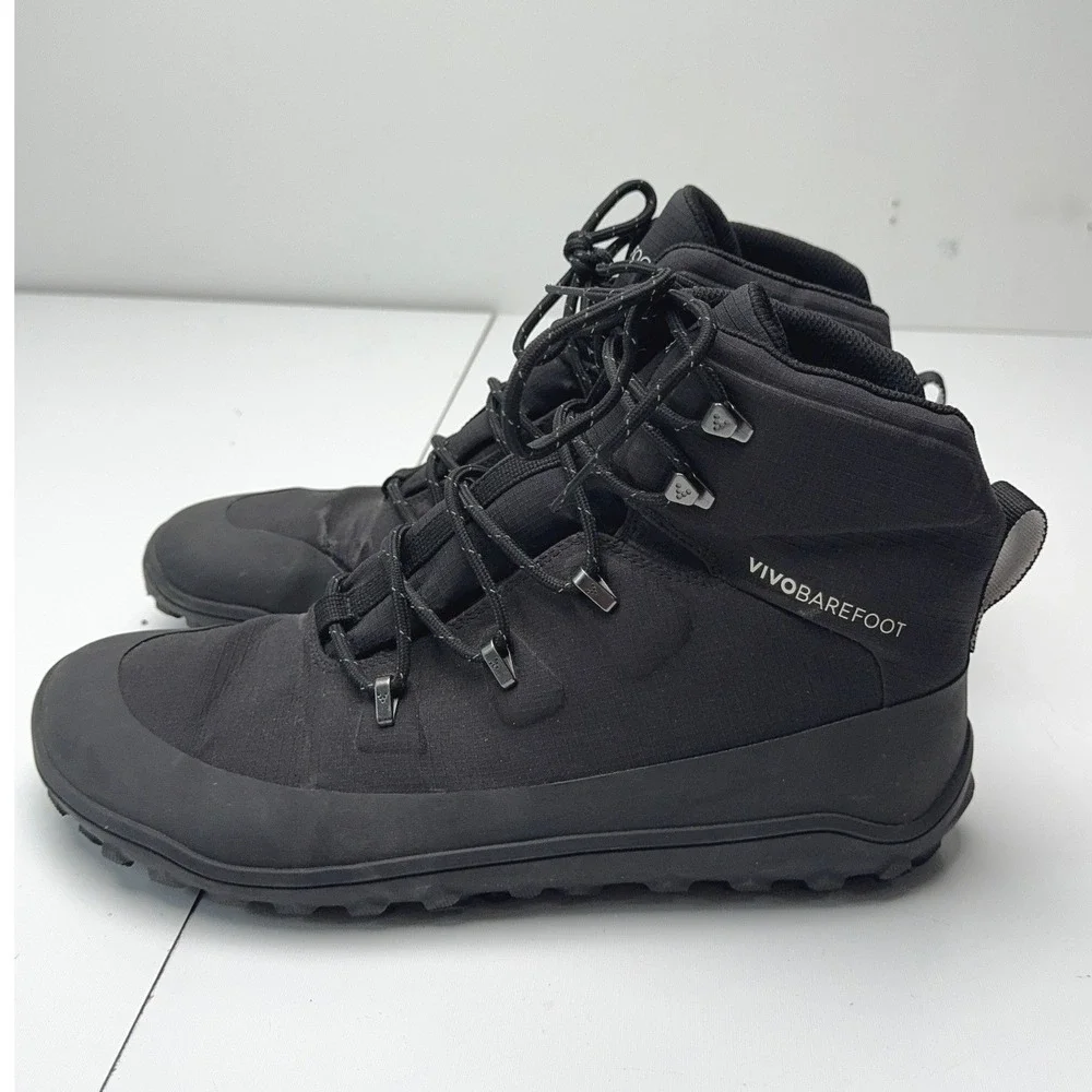 Vivobarefoot Magna Forest ESC Mens Black Waterproof Hiking Boots 44 309536-01
